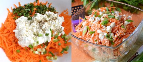 Витаминный салат из моркови