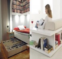 3 идеи для хранения книг в городской квартире  
