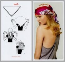 Секреты стиля: как элегантно завязать платок на голову 