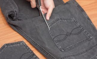 Мастер-класс: домашние тапочки из старых джинсов 