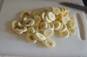 Блины с банановым припеком