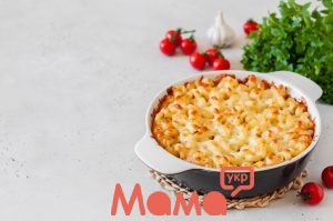 Макароны с помидорами и сыром - мама