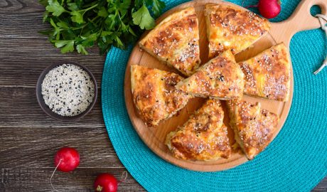 Закуска з лаваша з сиром для пікніка