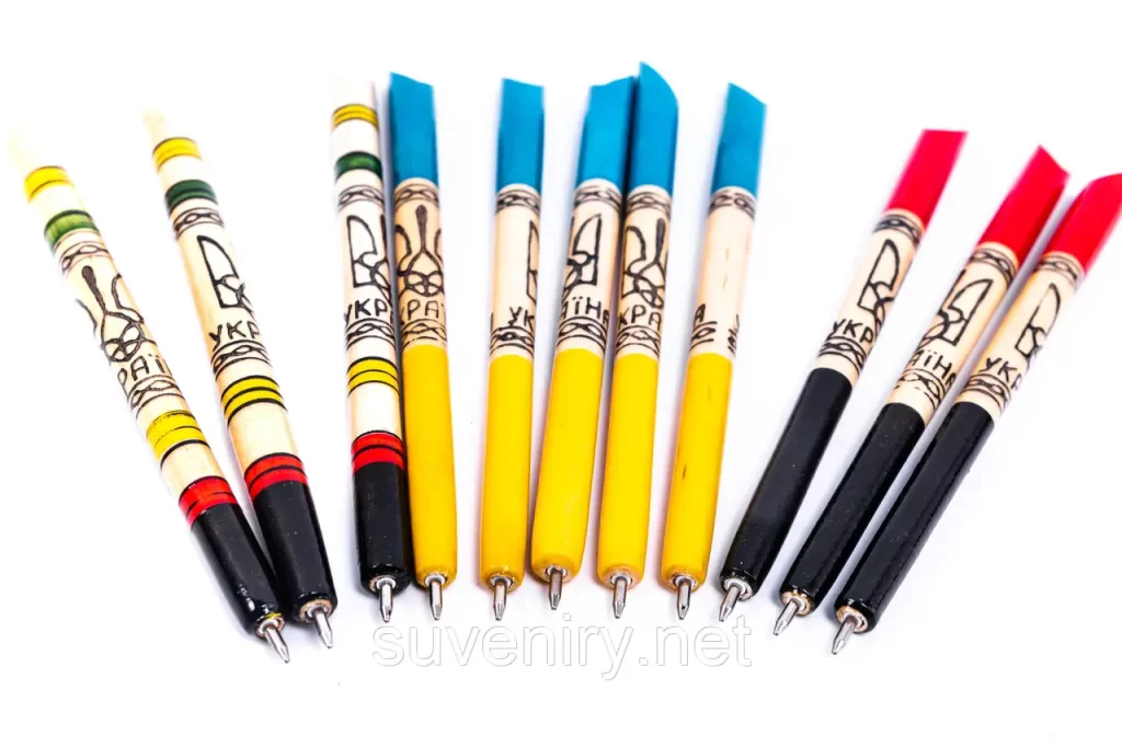 Сувенірні дерев’яні ручки